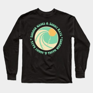 Summer Waves and Sunny Rays Long Sleeve T-Shirt